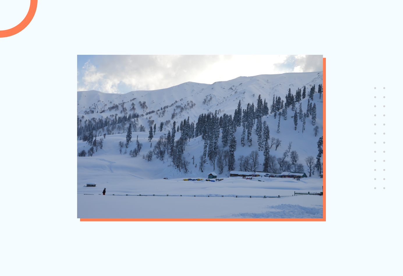 Bassams home covered in snow in Kashmir