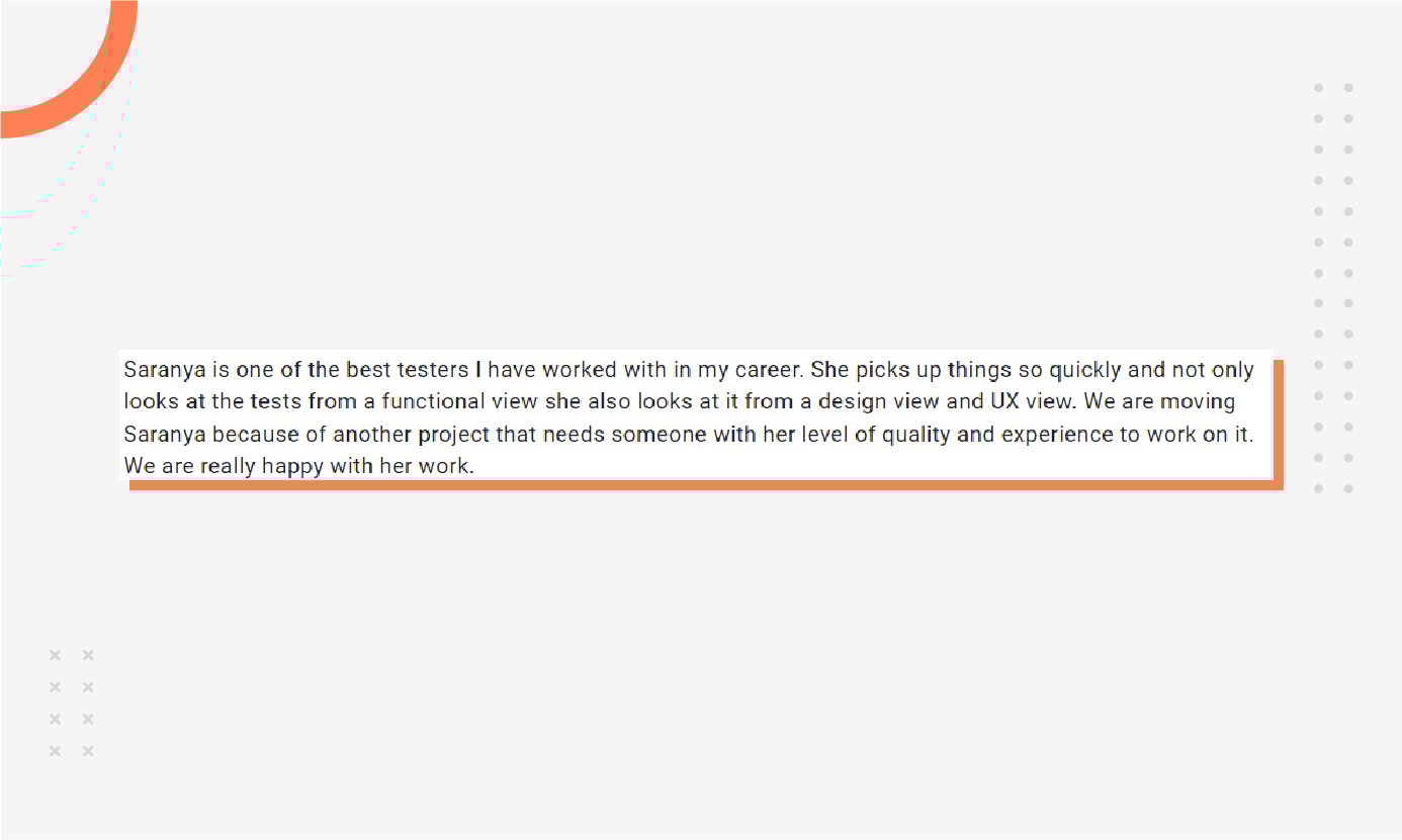 Axelerant team member appreciated by client