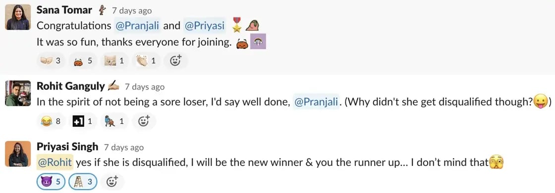 Binge watch event winner-