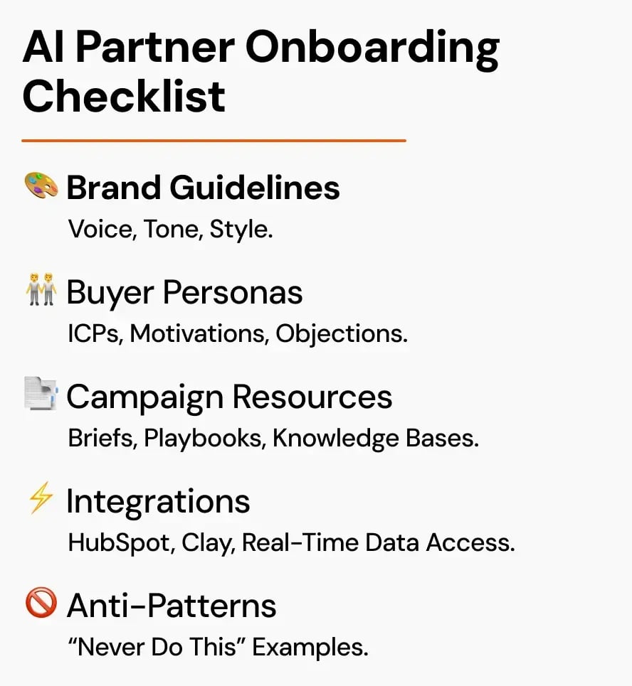 AI Onboarding Checklist