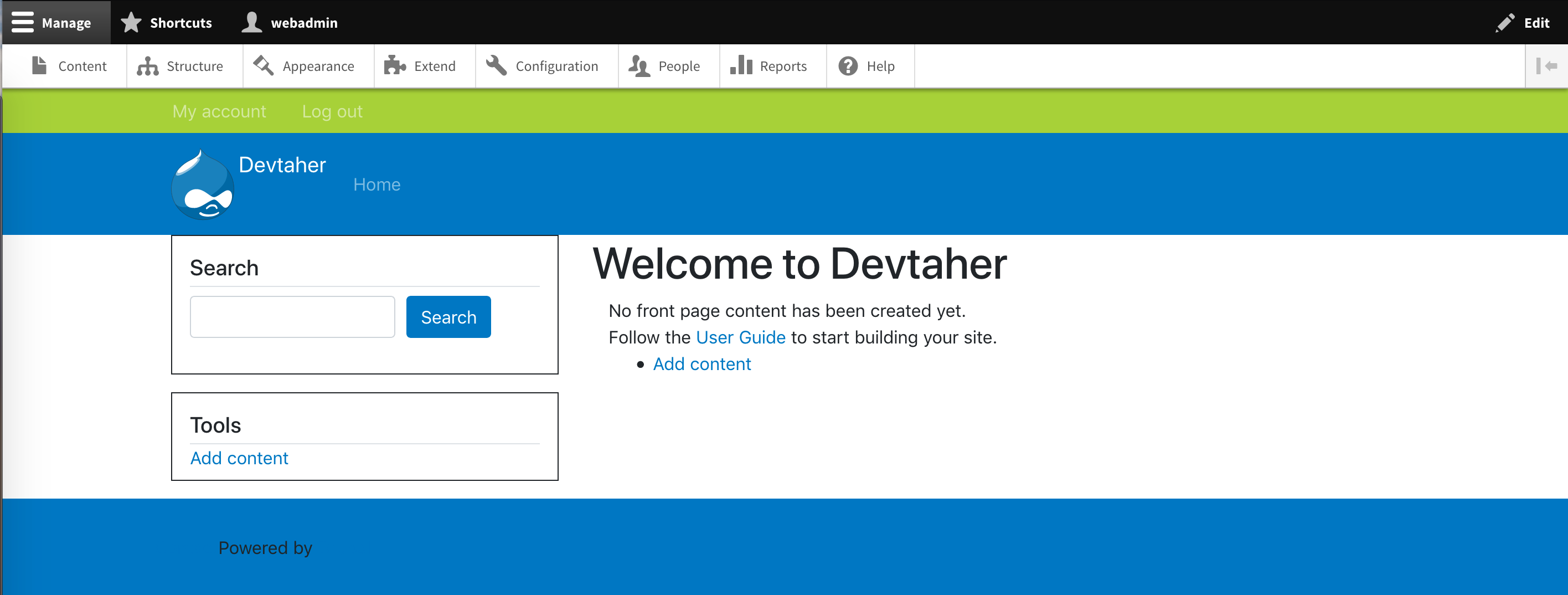 Setting up a custom Bootstrap theme with Drupal 8-04