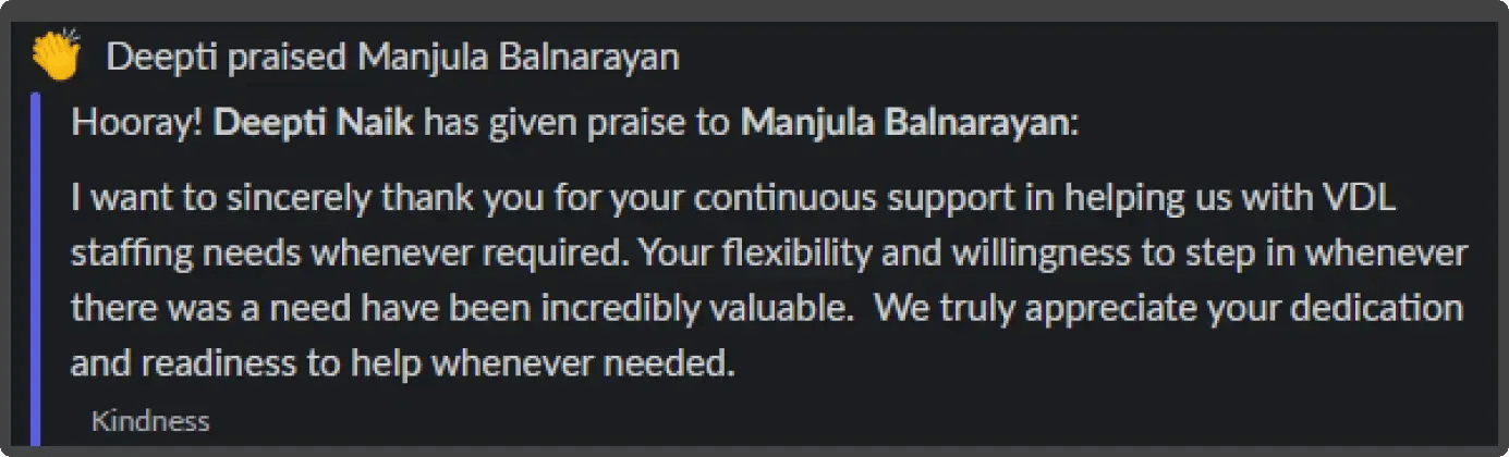 Axelerant recognition screenshot