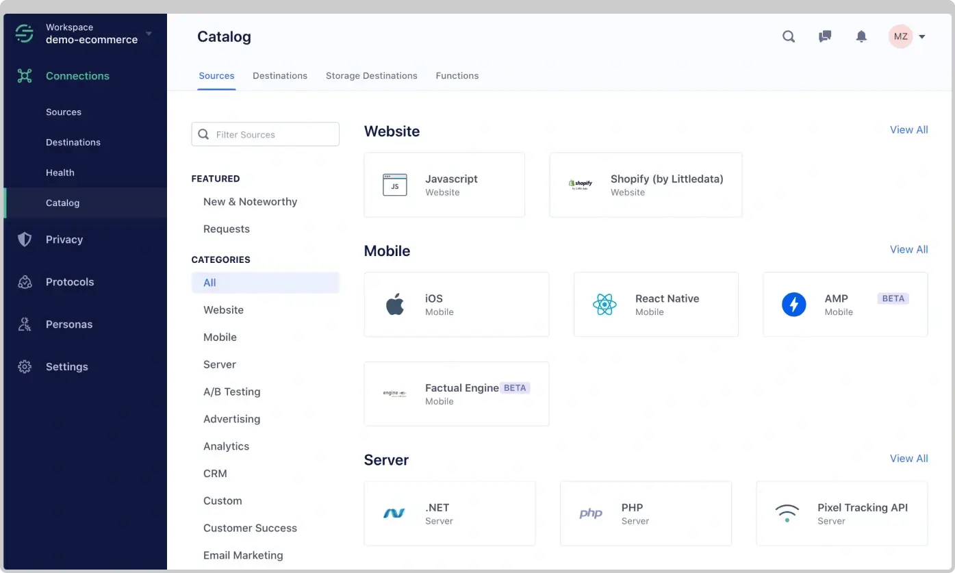 segment cdp connections