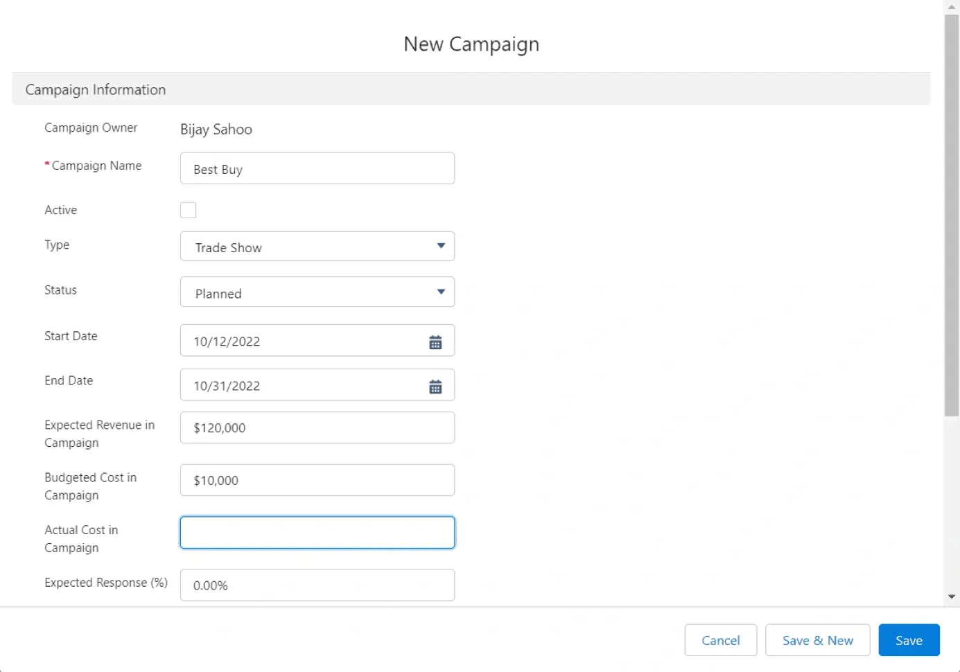 Step 4: Campaign Execution