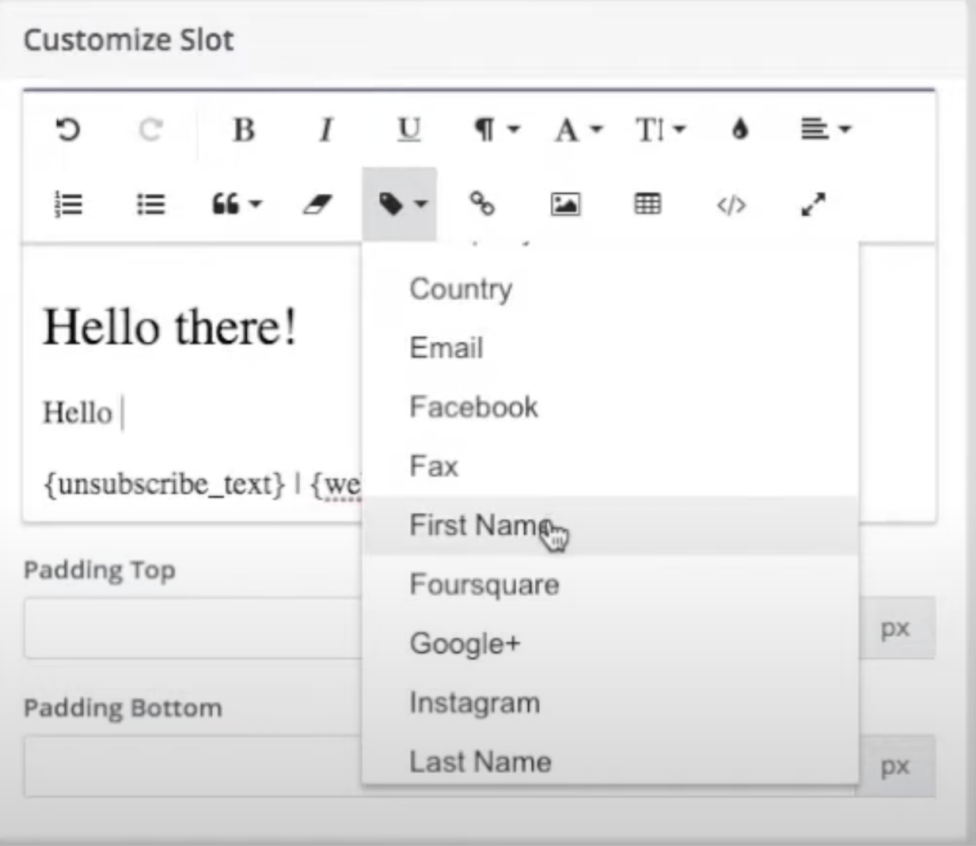 Mautic Email Personalization