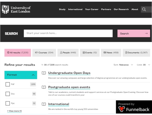 Powerful search functionality for UEL _ Axelerant