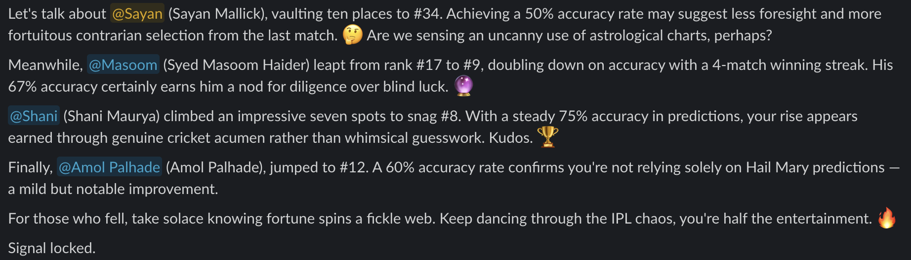 climbers celebration