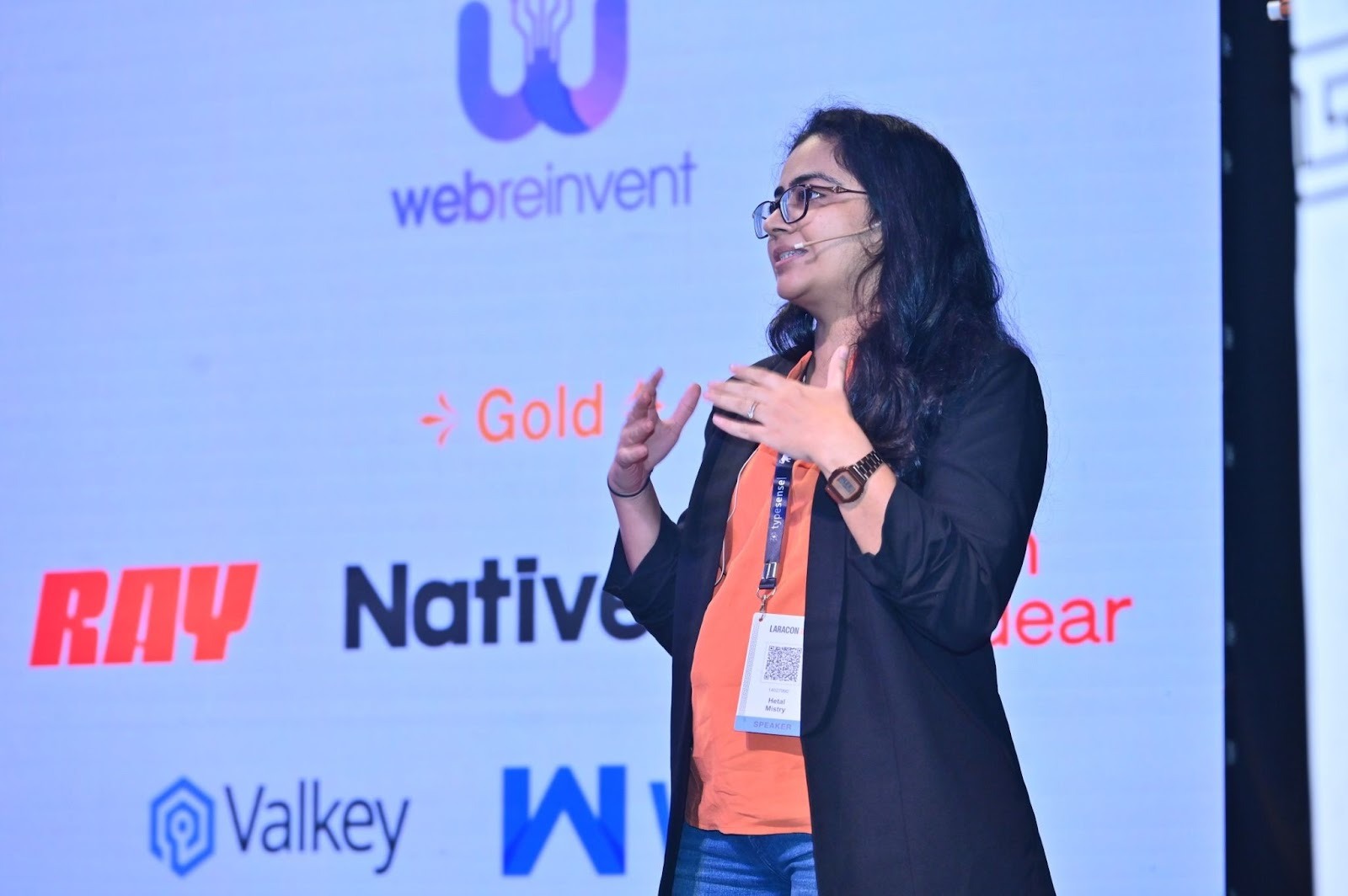 Hetal Mistry presenting at Laracon India 2026