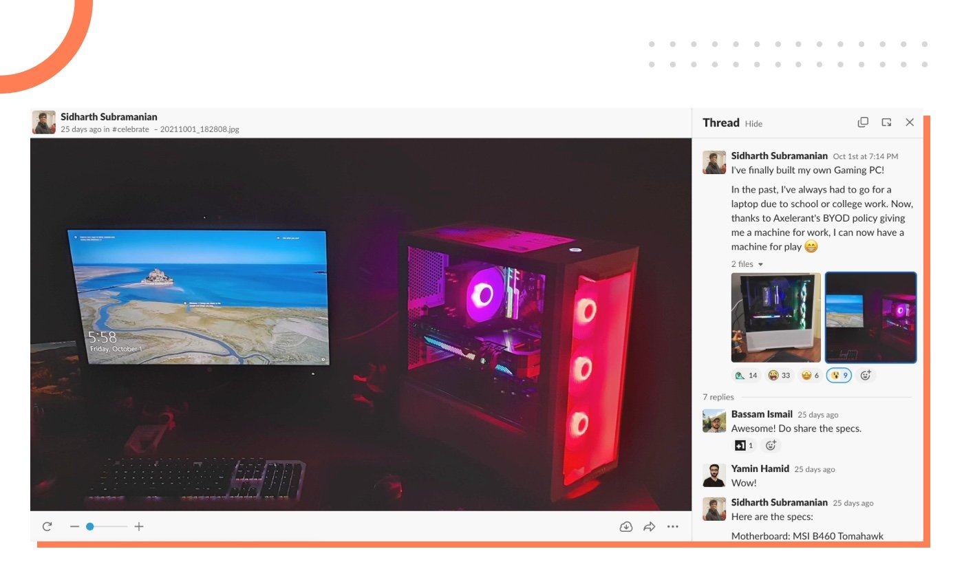 Axelerant BYOD Benefit
